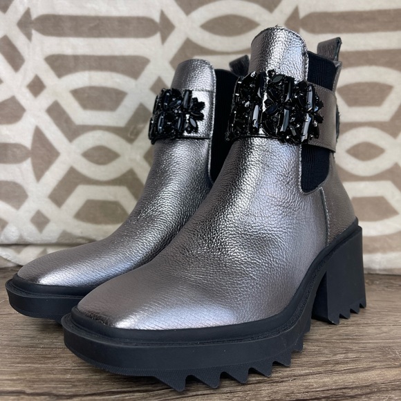COPY - Karl Lagerfeld Cavin Lug Sole Chelsea Combat Boots - Picture 9 of 14
